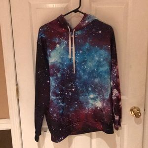 Young men’s galaxy hoodie